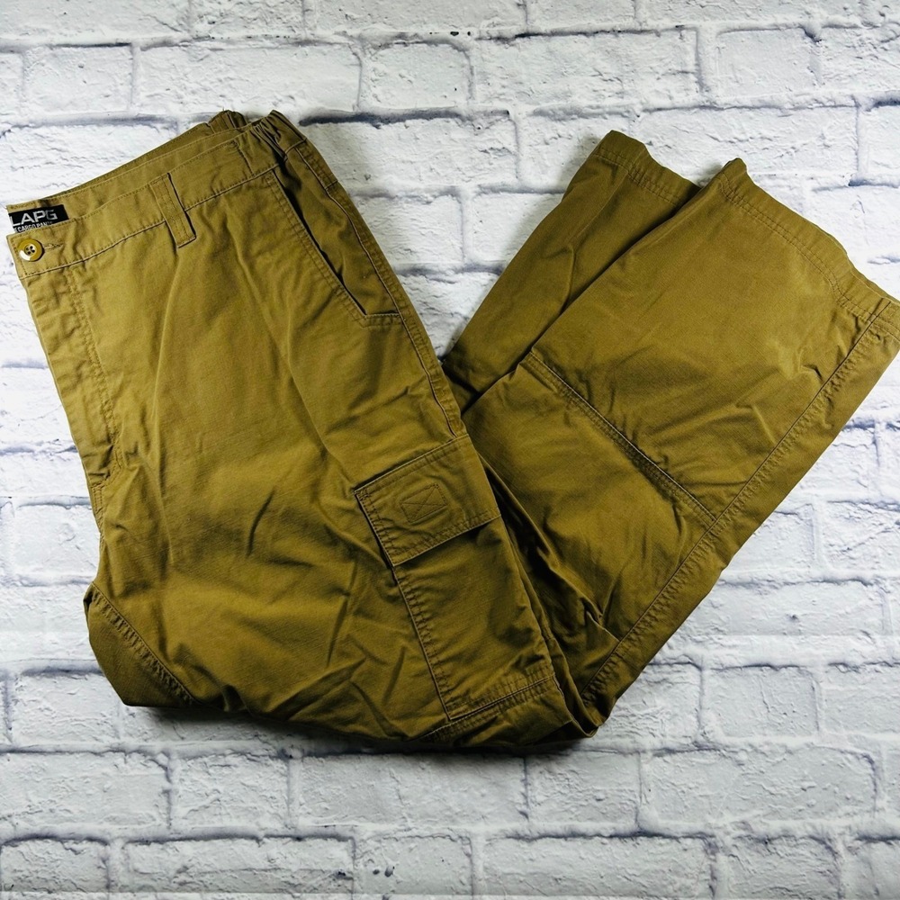 LA Police Gear LAPG Core Cargo Pants Men 42x32 Tan Ripstop Tactical Work Trouser